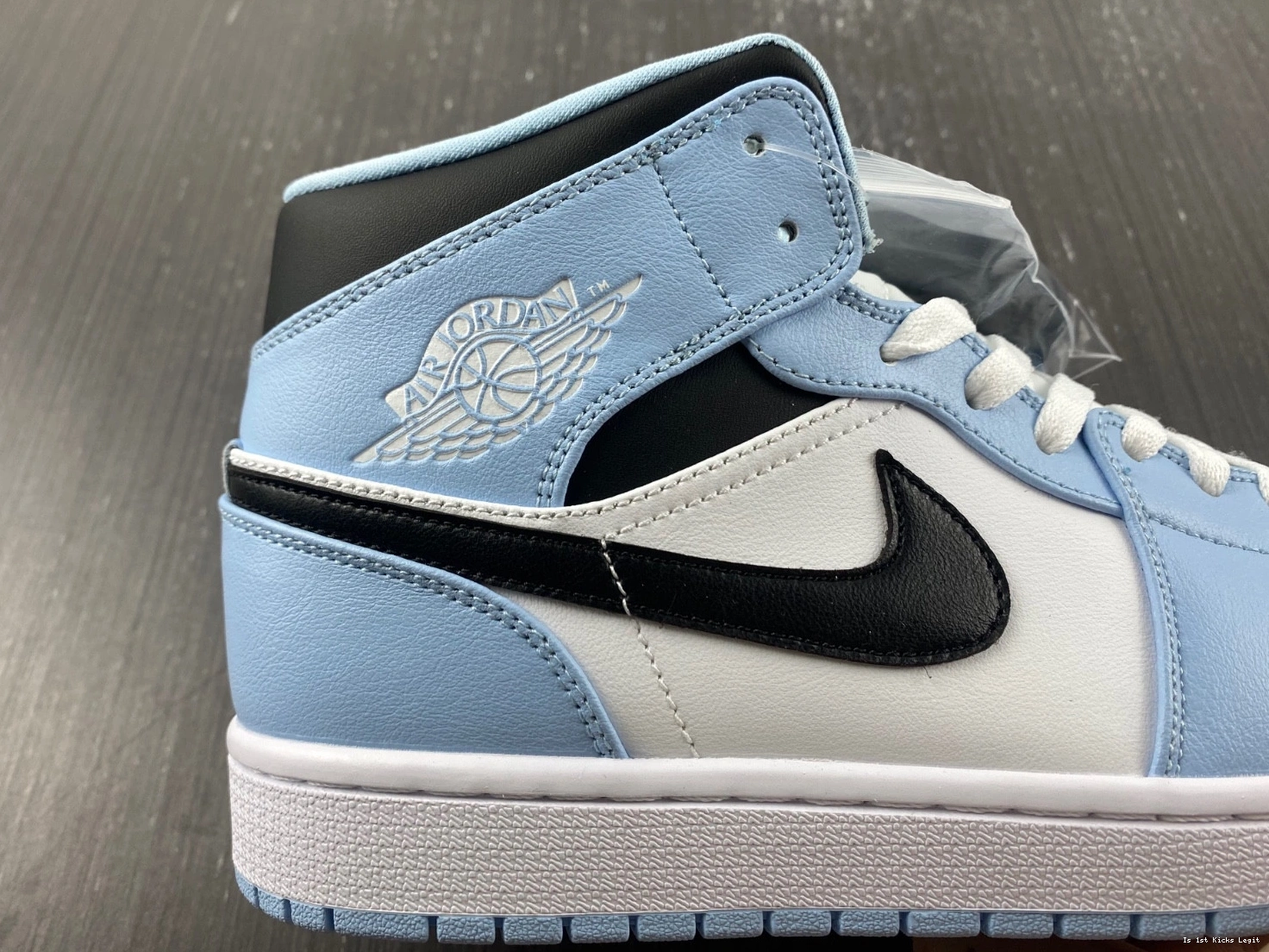 Blue 555112-401 Mid Air Jordan 1 GS Ice 0513